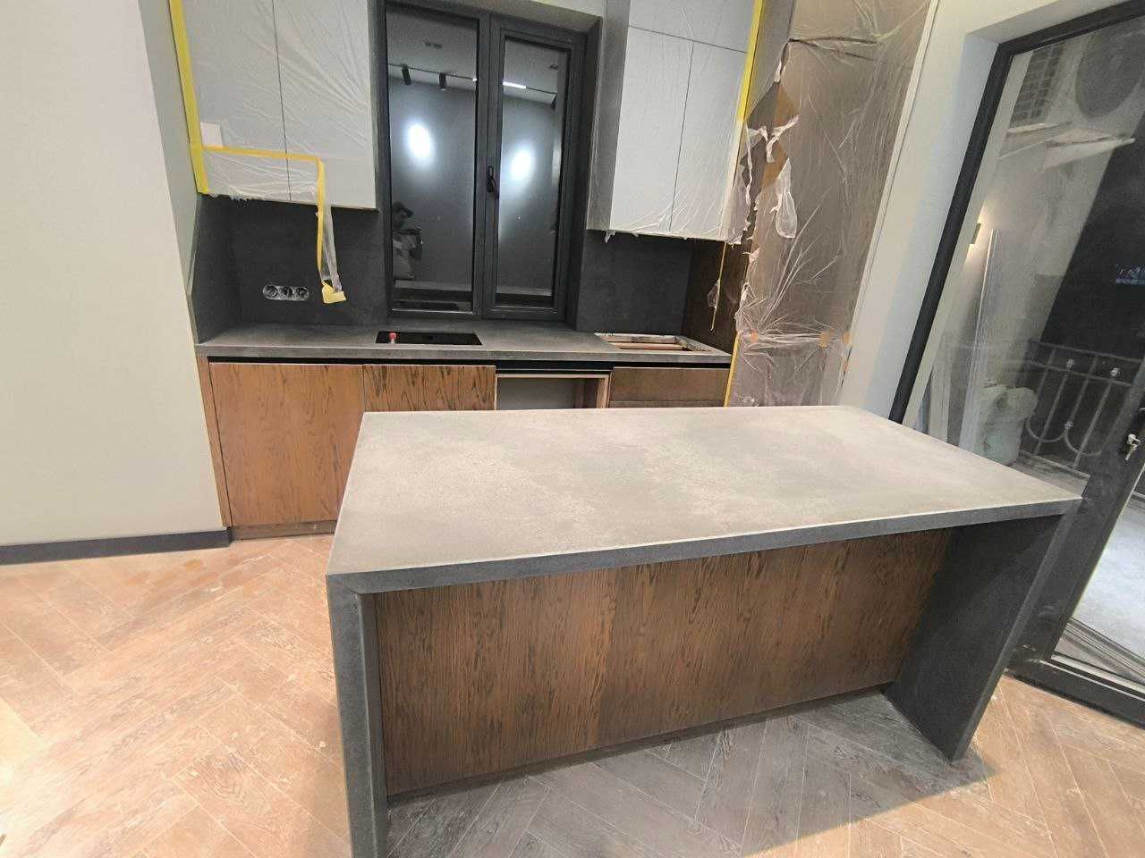 Столешница Искусственный камень для кухни - Кварц, Акрил, золотой ONYX