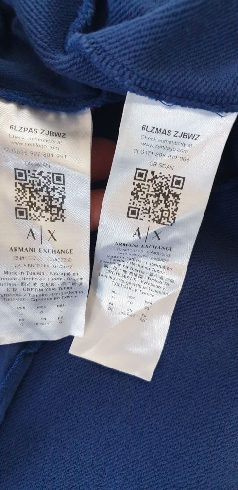 Armani Exchange A/X Mens Size L / XL ОРИГИНАЛ! Мъжки Екип / комплект!