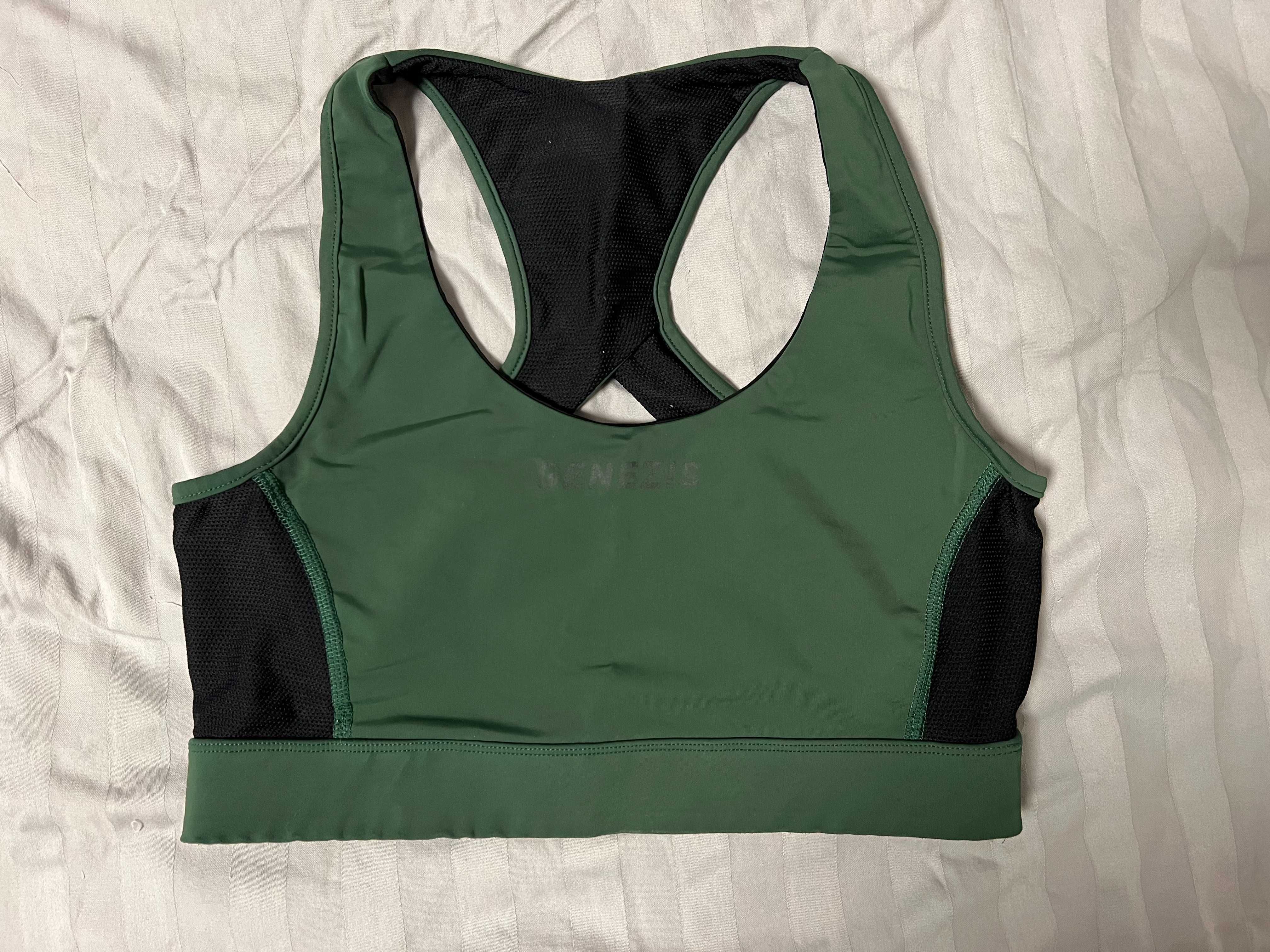Жълто бюстие,H&M, Зелено бюстие с мрежа Genezis, Черно бюстие, М номер