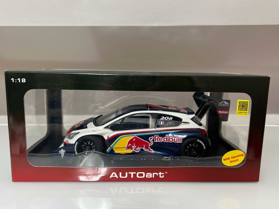 Macheta Auto 1/18 Autoart Peugeot 208 T16 Pikes Peak Loeb