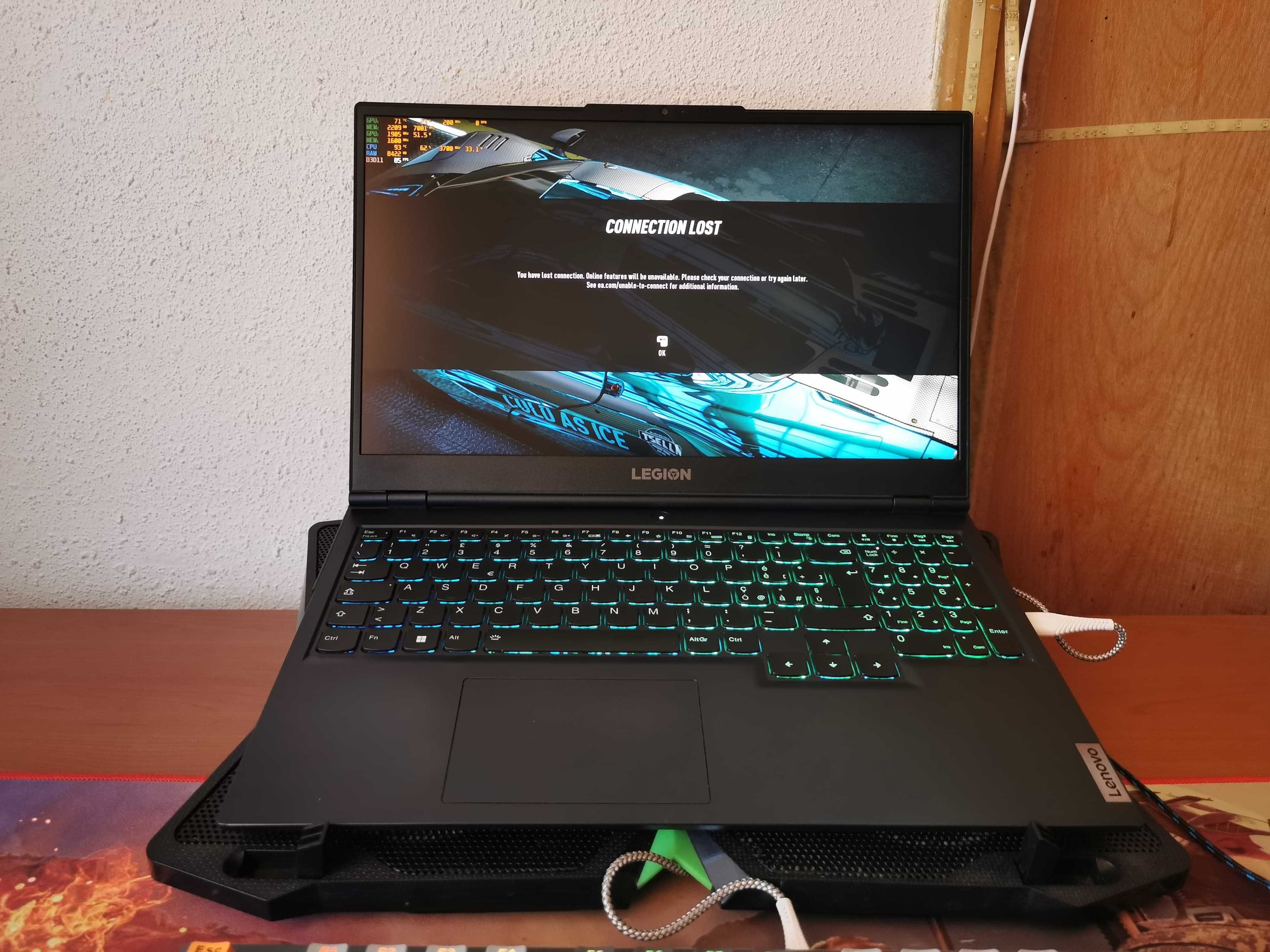 Laptop Gaming Lenovo Legion 5 RTX 3070 Ryzen 7 5800H