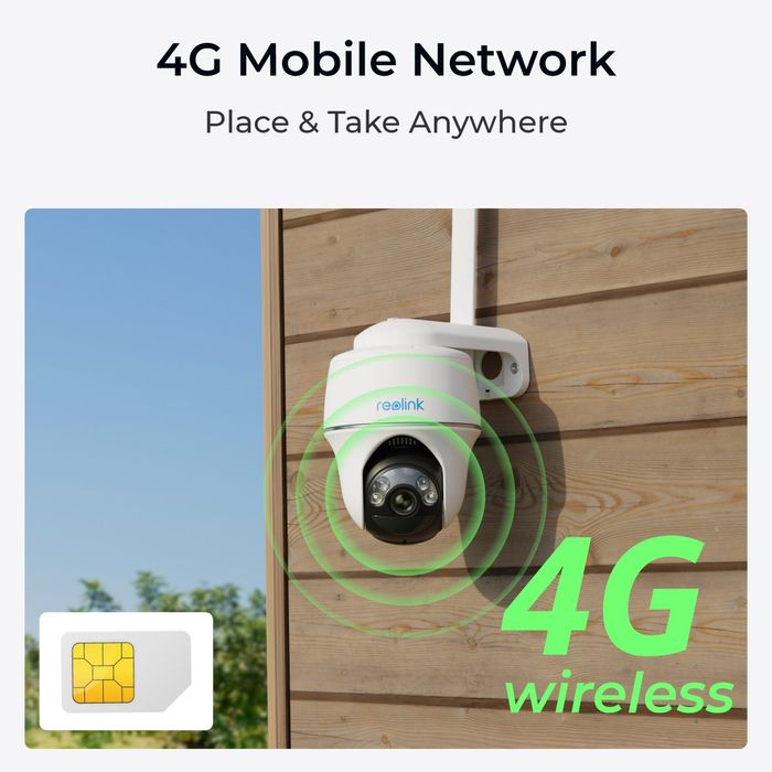 Camera de supraveghere Reolink Go PT Plus G430 cu 4G - LTE