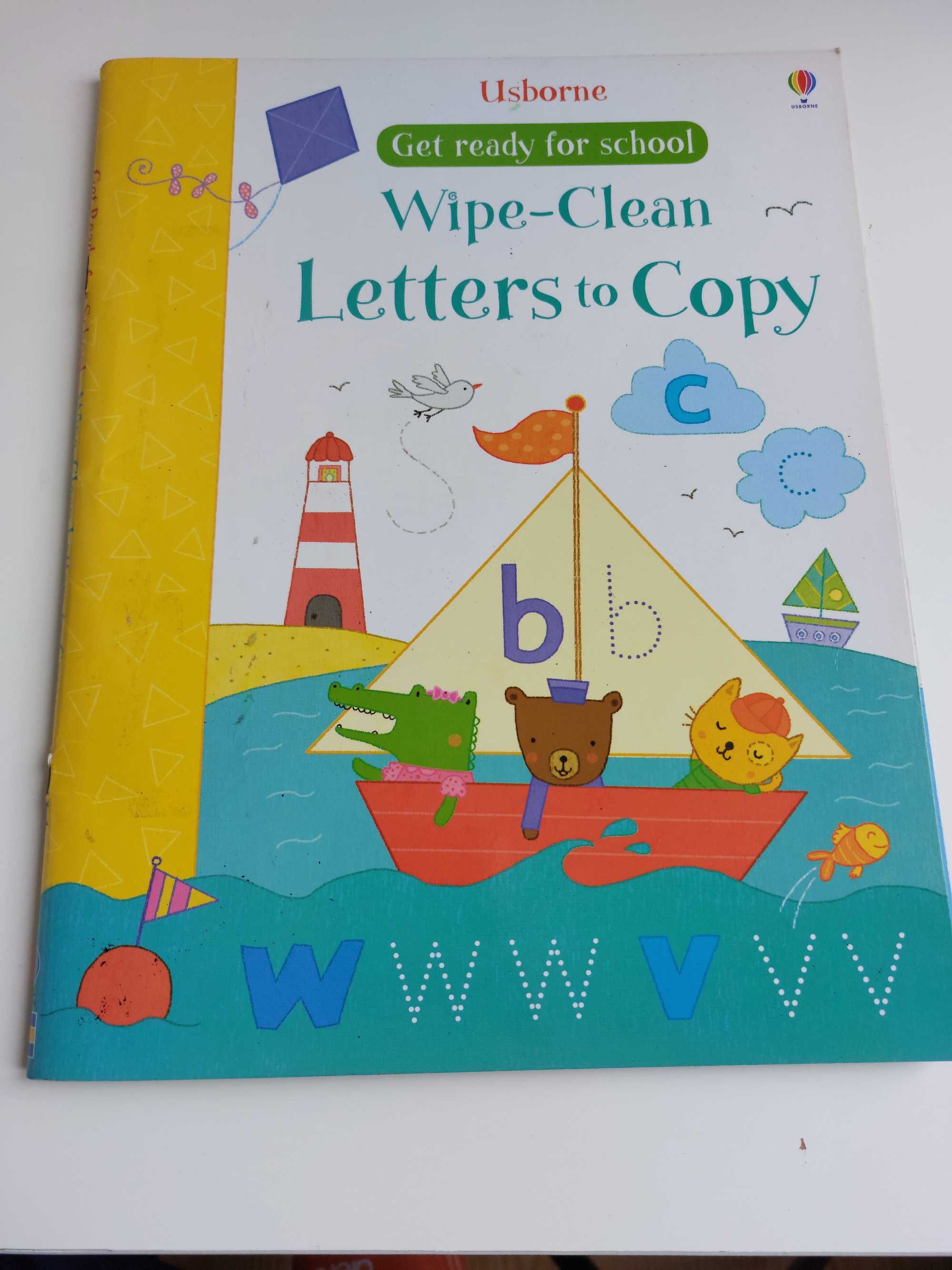 Carti educative Usborne wipe-clean