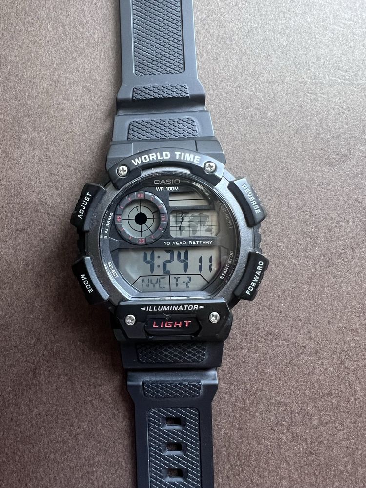 Черен часовник Casio
