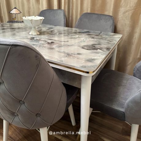 Продам стол Ash grey 130x80 Турция серый