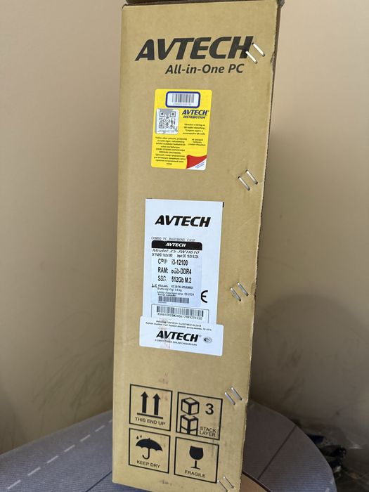 AVTECH monoblok kompyuter- Core i3 12-avlod, 8 GB, SSD512 GB