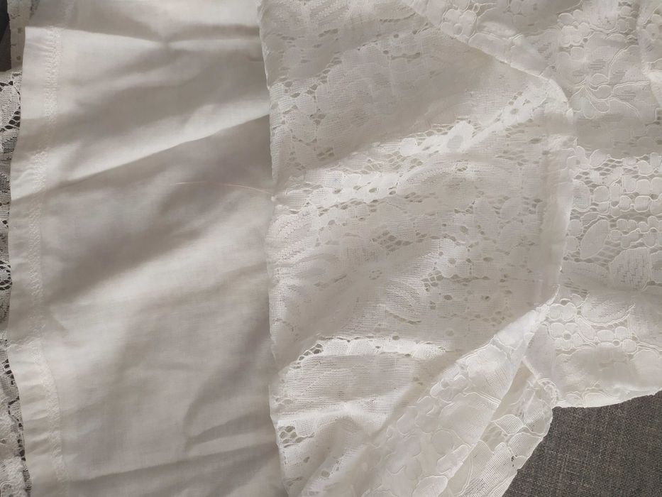 Нова бяла детска официална рокля