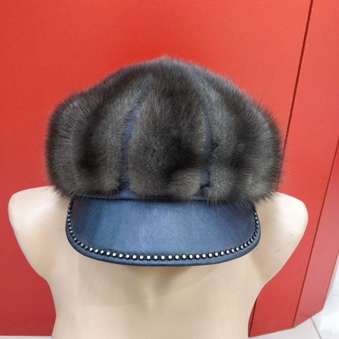 Норковая шапка женская