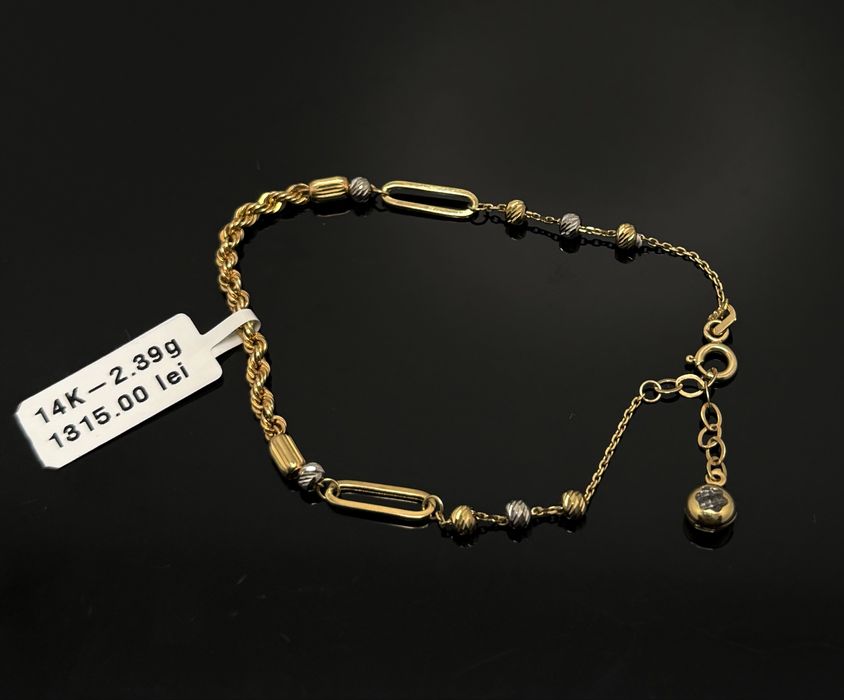 Bijuteria Royal bratara din aur 14k 2.39 gr