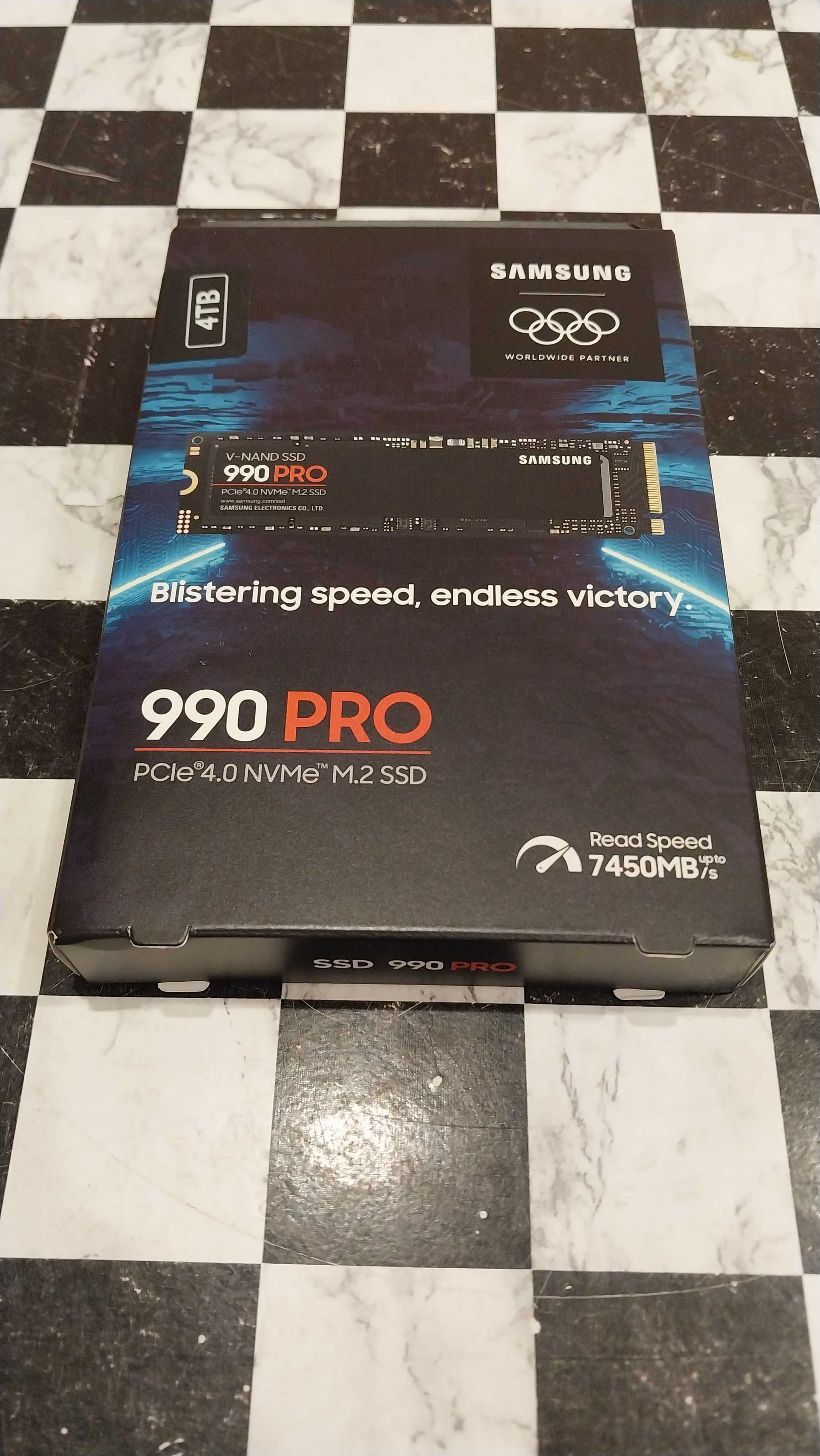 Новый M.2 SSD NVMe Samsung 990 PRO 4TB. Гарантия 5 лет Оригинал из США