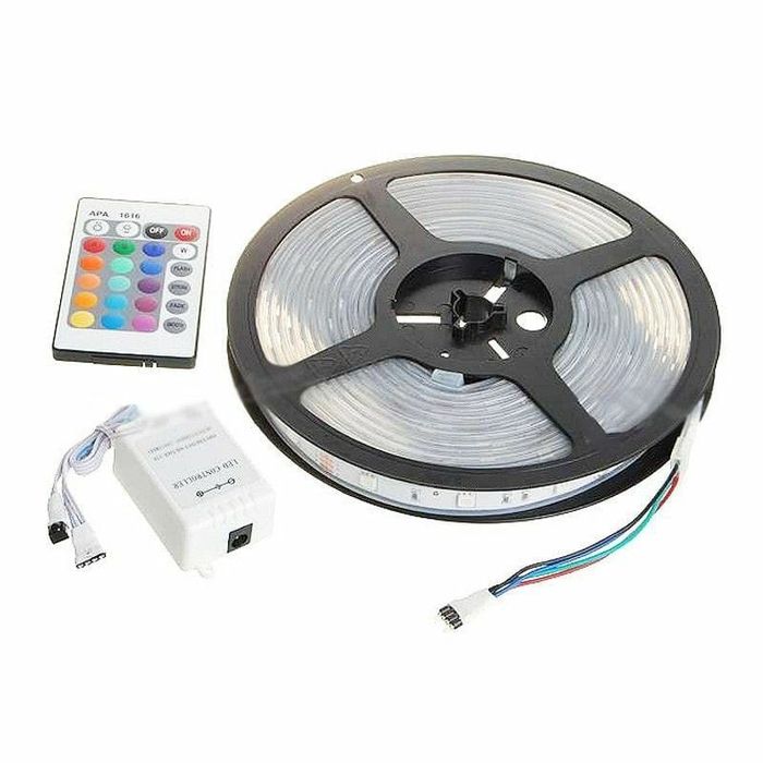 Banda led rgb ambientala cu telecomanda 5m