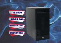 i5 6500/ 8Gb SSD RX580 HP Компьютер Игровой