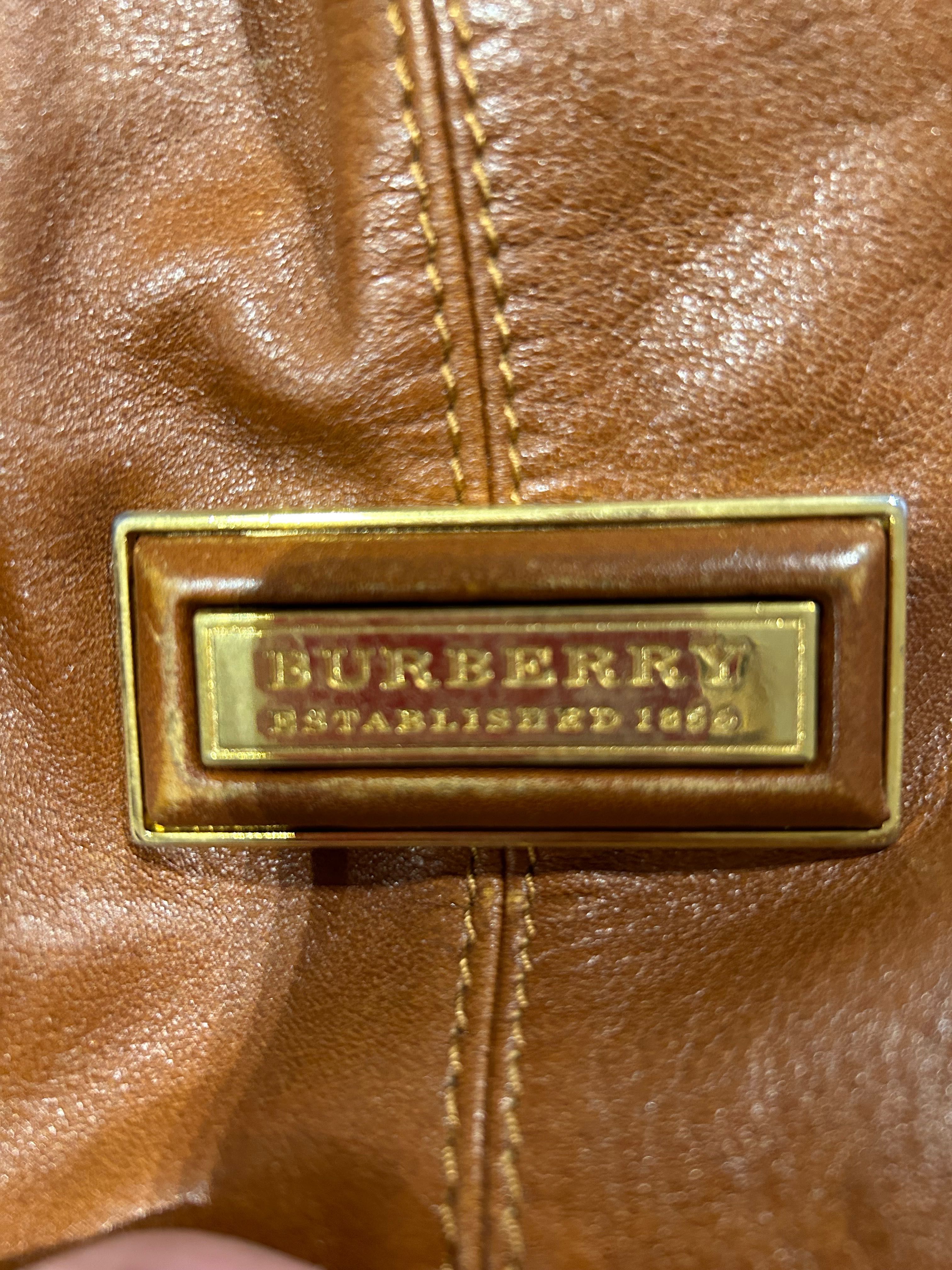 Чанта Burberry, коньяк