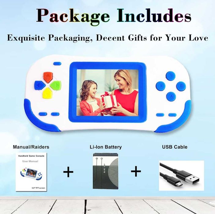 Ръчни игри за деца възрастни 3.0инчов голям екран 218 класически  игри