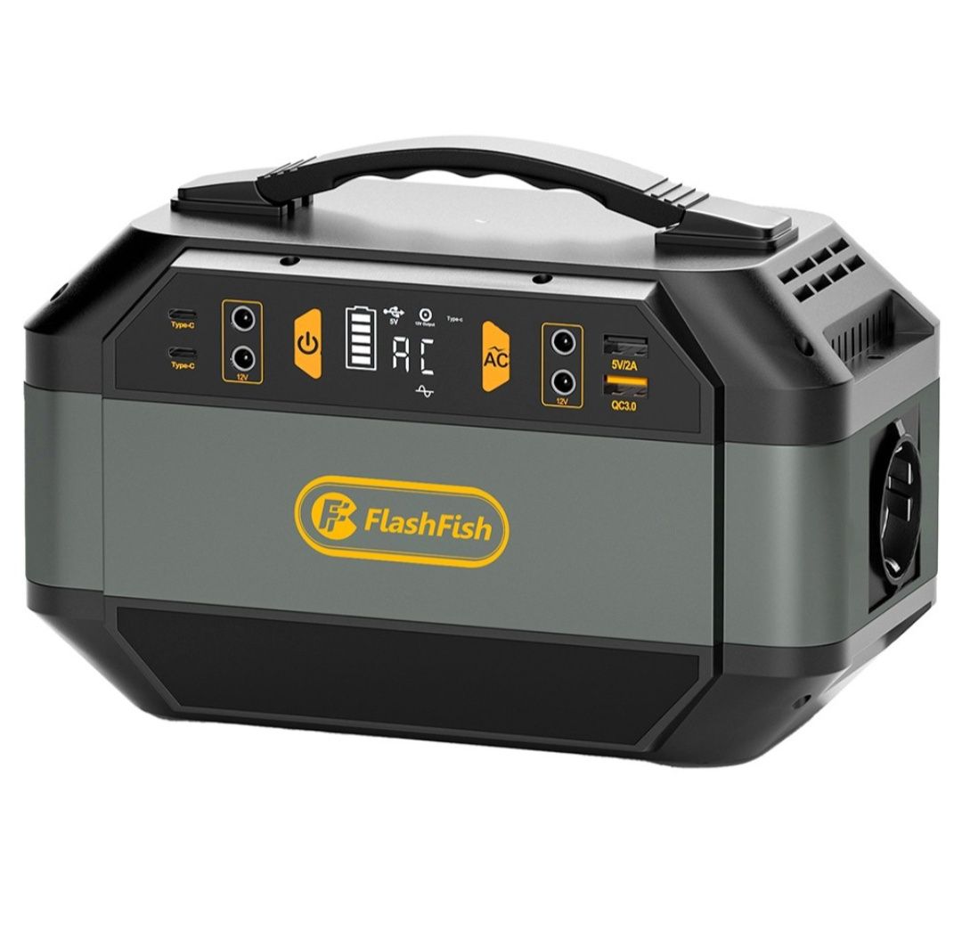 Generator portabil FlashFish P56, 288Wh, 600W vârf, ca nou!
