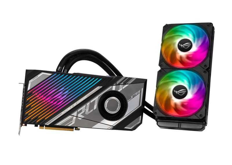 Самая топовая ASUS ROG Strix LC Gaming RTX 3080 Ti 12Gb