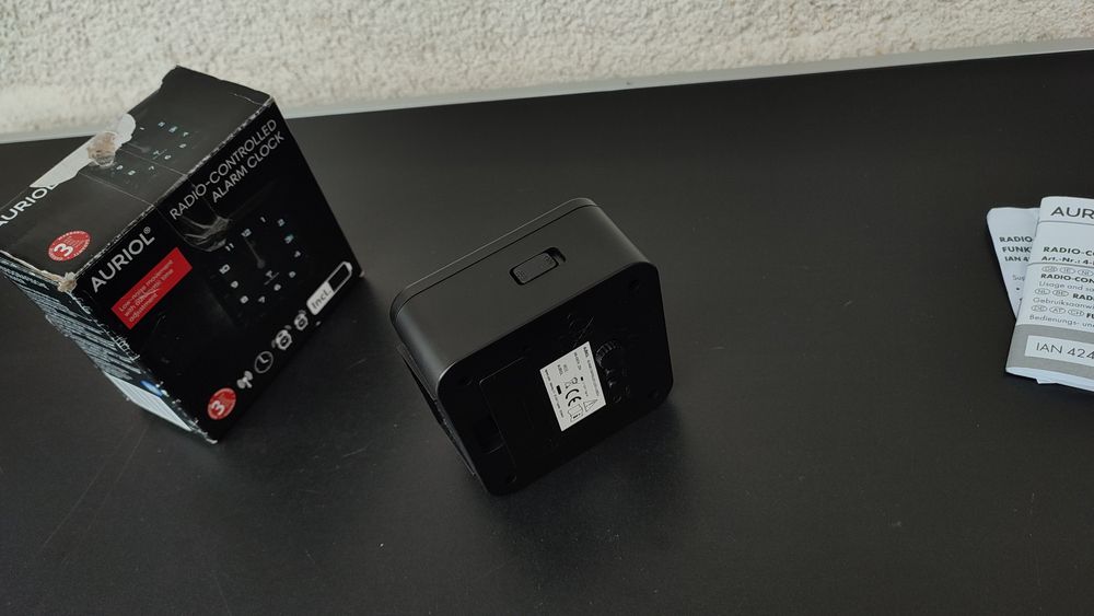 ceas ora exacta radiocontrol alarma snooze auriol de masa silentios