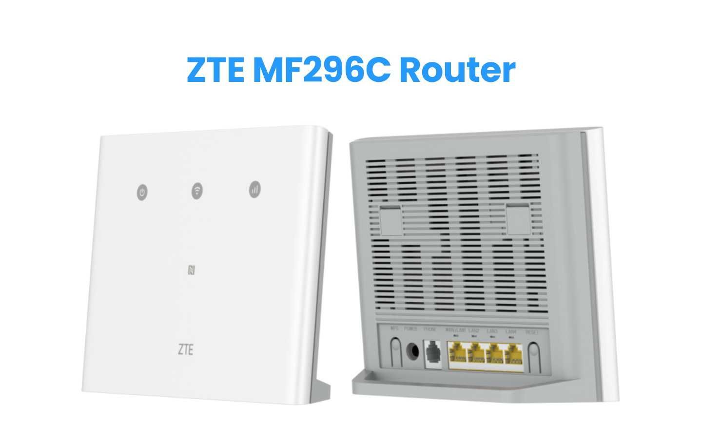 router modem 4G+ - ZTE MF296c nou sigilat (asemenea huawei b535, b525)