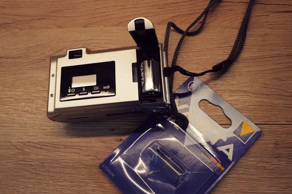 Aparat foto Olympus Mju V 5 All weather film Metalic point & shot 35mm