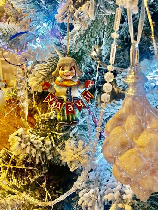 Ёлочная игрушка ручной работы