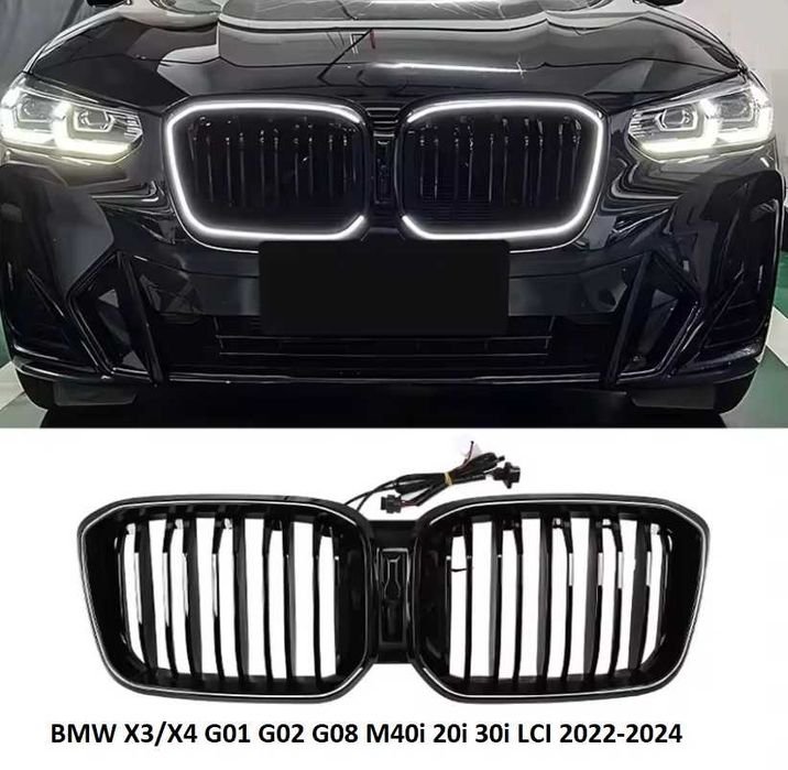Grile iluminate LED BMW X3 X4 G01 G02