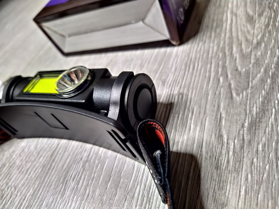 Lanternă frontală LED COB+T6 Li-ion 2500mAh IP54, Camping, Pescuit