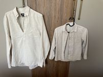 Ленени ризи”H&M”-  баща и син