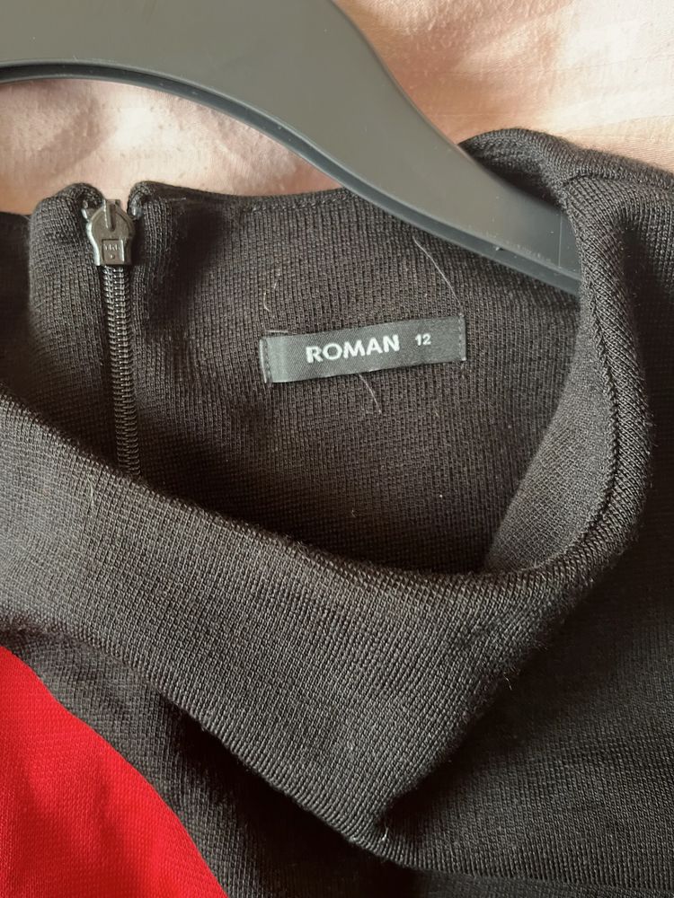Черна дамска рокля ROMAN