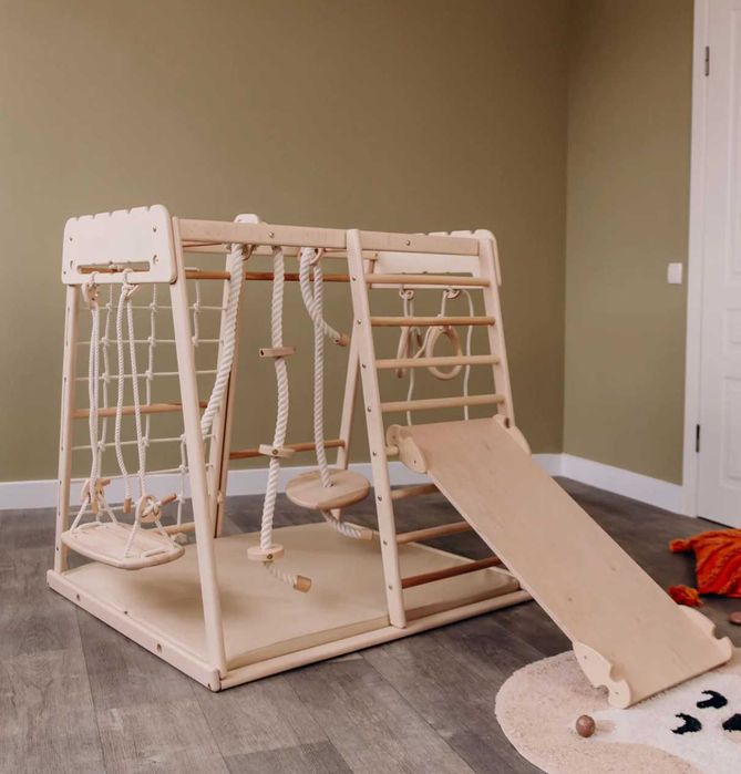 Дървена катерушка Jungle Gym