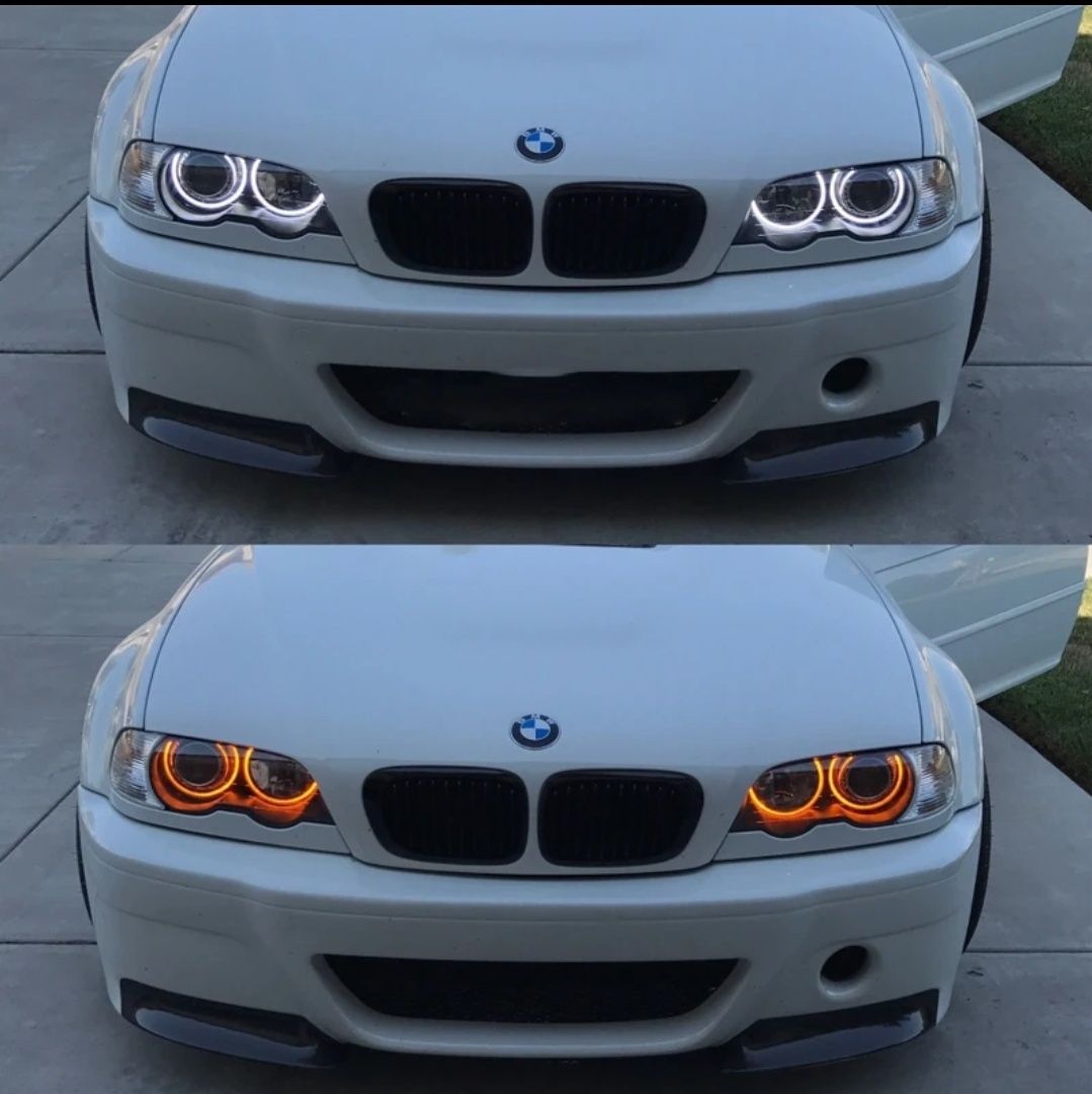 Angel eyes cotton led cu semnalizare pentru BMW E46 E39 E38 e36