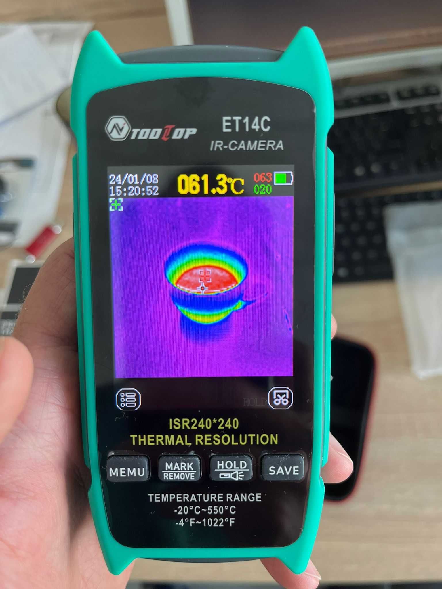 Camera termoviziune Tooltop ET14C cu lentila macro