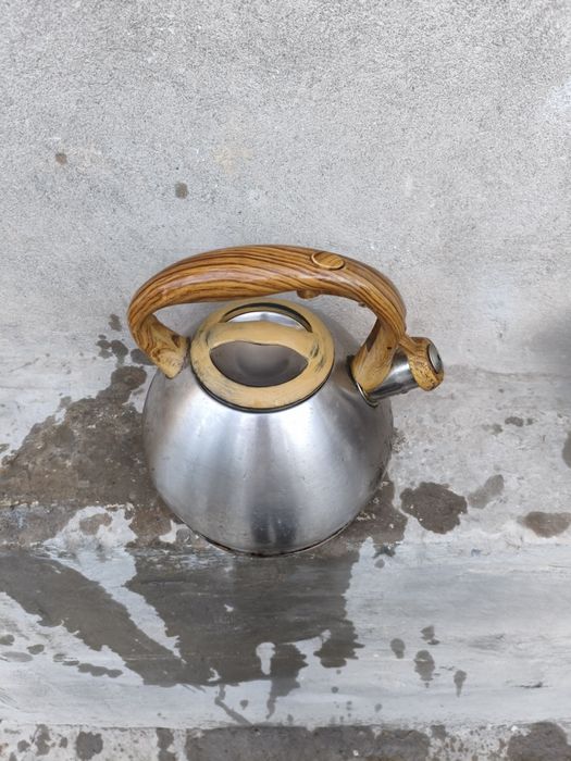 Чайник Kukmara, из из нержавеющей стали со свистком, 3 л