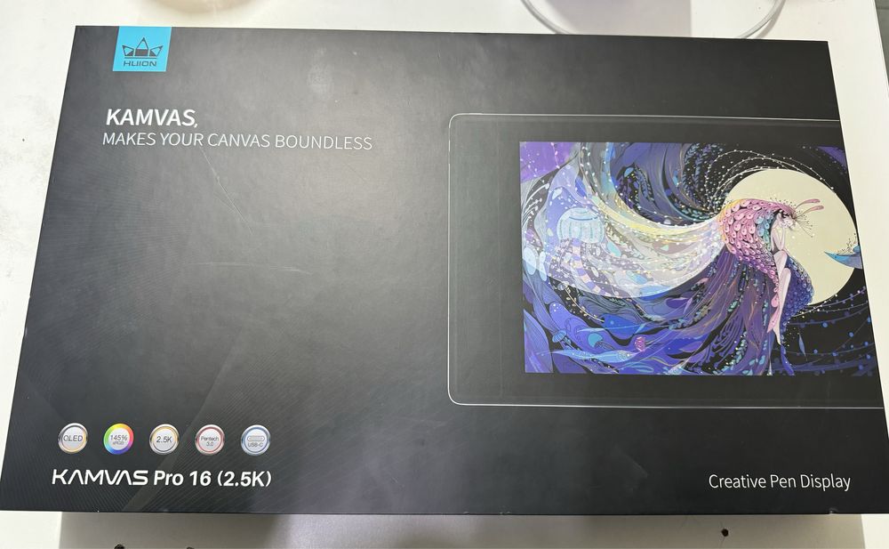Huion Kamvas pro 16 (2.5k) графический планшет