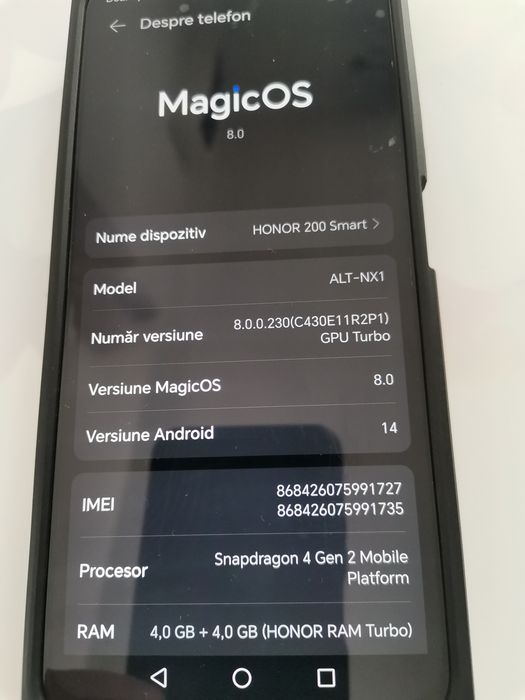 Vînd telefon Honor 200 Smart