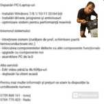 Reparații laptopuri pc instalez Windows 10  11 la preturi  modeste