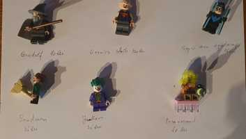 Figurine Lego Gaudalf, Sloth, Joker,Sandman, Paranormal