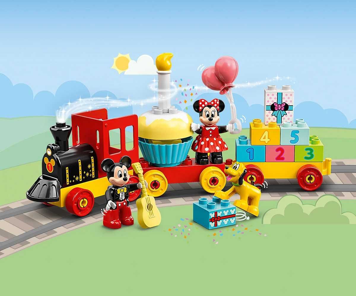 LEGO® DUPLO® Disney™ 10941 Влак за рожден ден на Мики и Мини