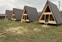 Cabane tip A din lemn