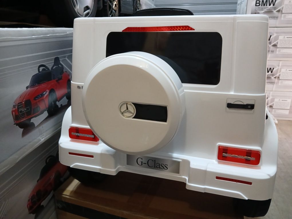 Чисто нови!Промоция!Акумулаторен джип Mercedes G500 .меки гуми,12волта