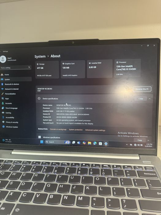 Laptop Lenovo Idea Pad 5