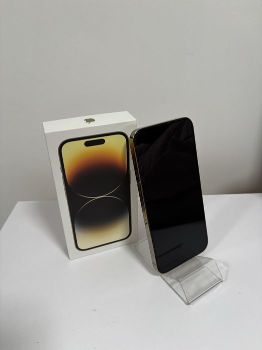 Iphone 14 Pro max gold un TB memorie stare ca nou baterie 88%