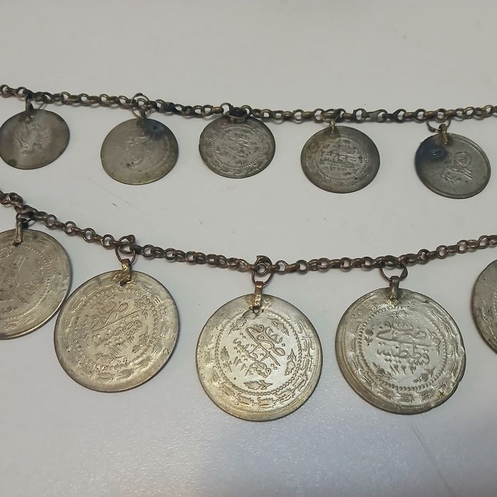 Автентичен възрожденски кюстек/синджир и кръст