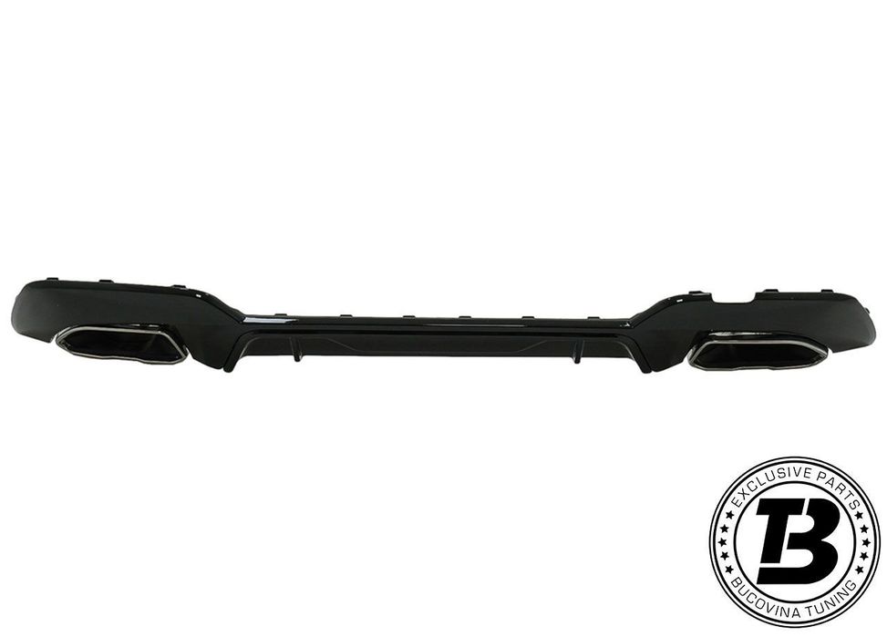 Difuzor Bara Spate cu Ornamente compatibil cu BMW Seria 3 G20 G21 M Design