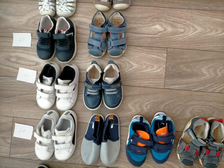 Pantofi băiat diferite mărimi
