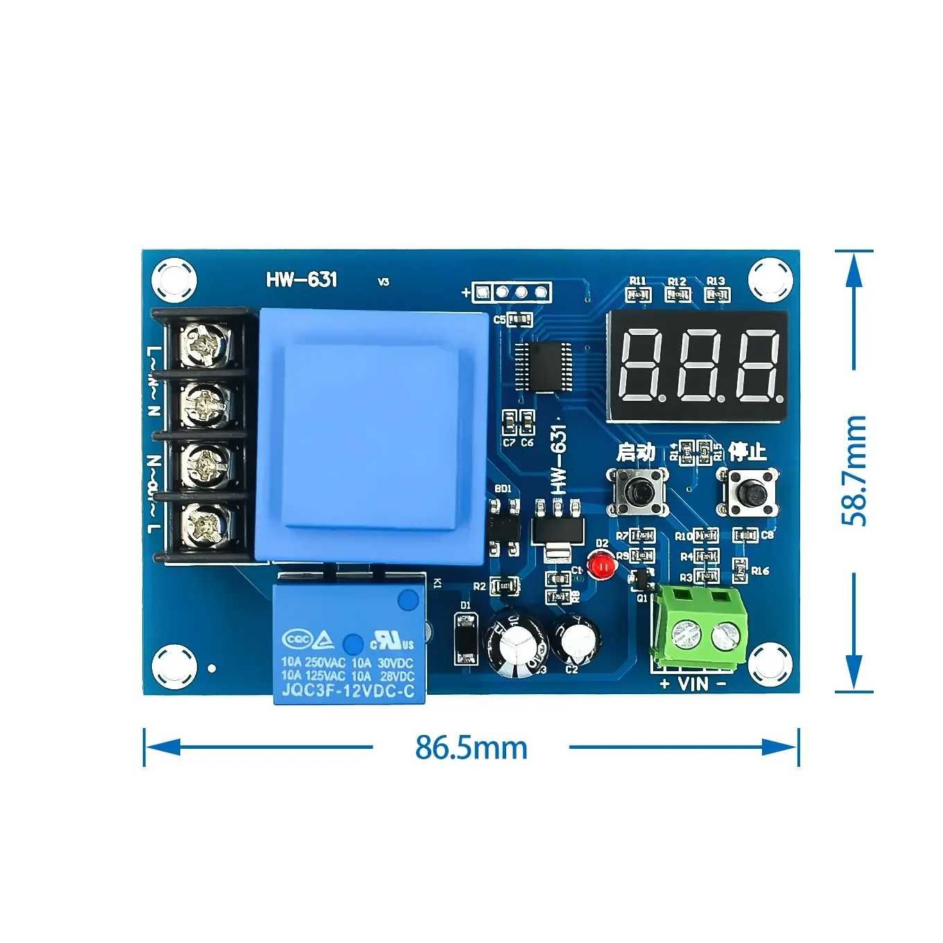 Modul releu incarcare regulator acumulatori baterii 3-120 V