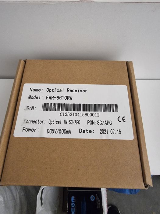 Receptor Optic FTTH/CATV, Fwr-8610 Rw
