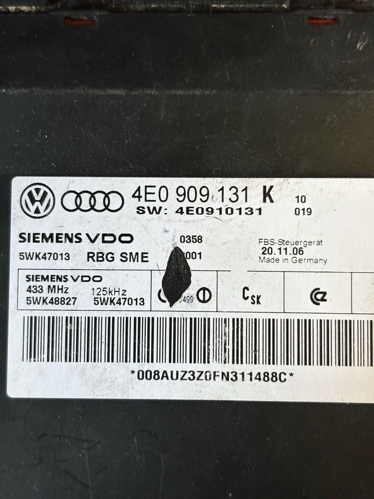 Audi A8 D3 Keyless Модул