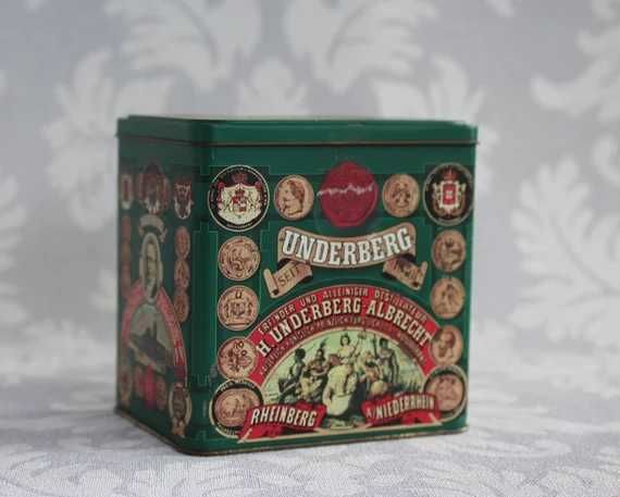 cutii metalice depozitare piese suruburi feronarie vechi Underberg