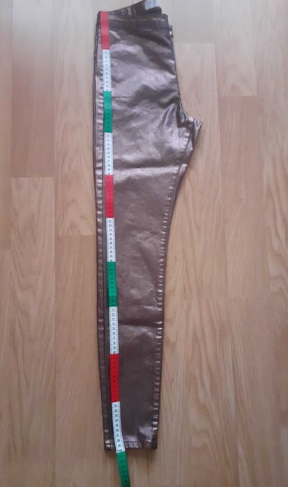 Pantaloni jeans skinny aspect metalic, Denim Co.