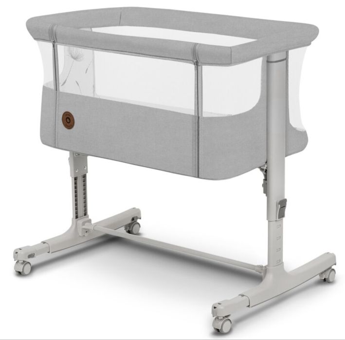 Pătuț co-sleeper Aurora 3 in 1 - gri deschis - Lionelo